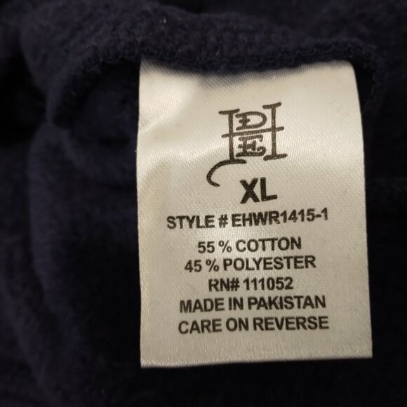 ED HARDY | Women Koi Fish Cropped Sweatshirt Pullover Fleece Navy | Size XL - Picture 7 of 8